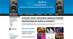 Desktop Screenshot of dobre-ozvuceni.cz