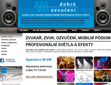 Tablet Screenshot of dobre-ozvuceni.cz
